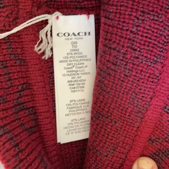 NWT Coach wool beanie - Picture 4 of 4